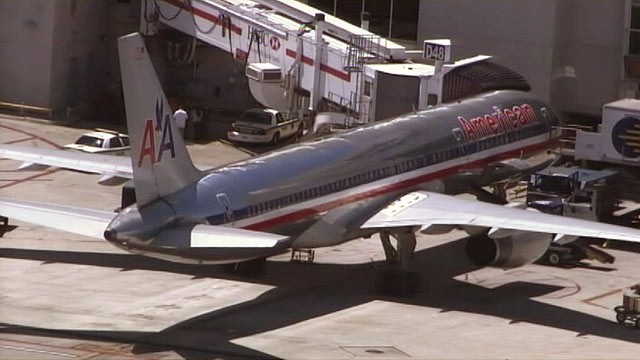 PHOTO: A man accused of rushing the cockpit of American Airlines flight 320 was arrested today at the Miami International Airport.