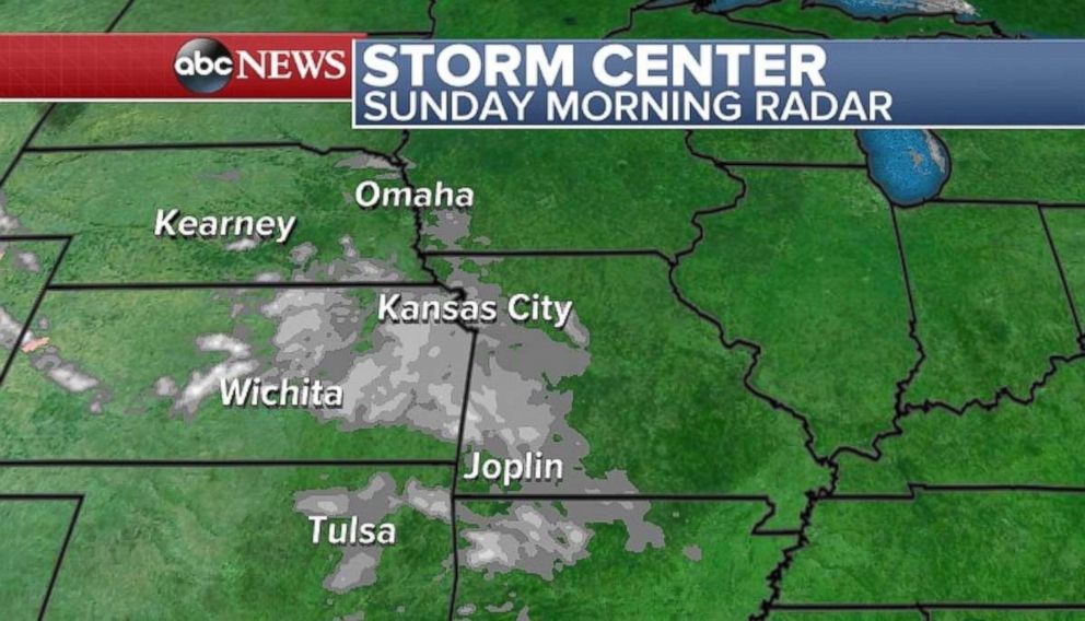 PHOTO: Parts of the Plains will have some cloud cover.