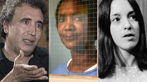 PHOTO Abdel Basset Ali al-Megrahi, left, Deborah Peagler, center, and Susan Atkins are shown in these file photos.