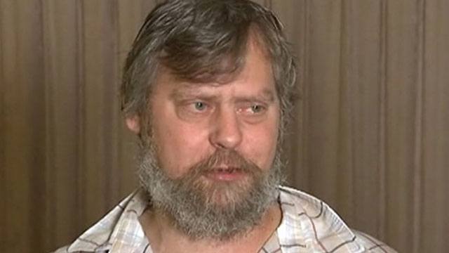 PHOTO: Wayne Sabaj,Illinois,wandered into his garden found a bag of cash about $150,000 worth.