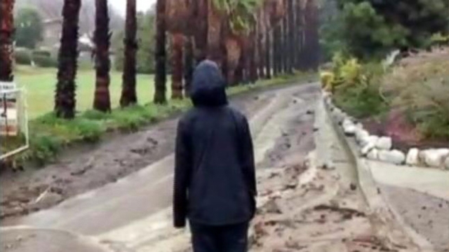 ABC News Ginger Zee treks through the muck.
