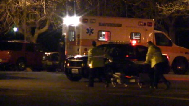 PHOTO: Several marines were injured after an explosion at the Hawthorne Army Base in Nevada, March 19, 2013.