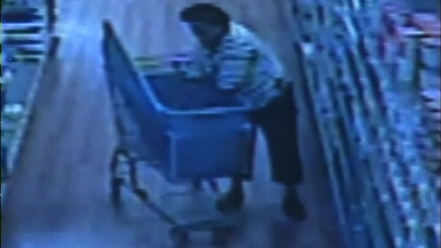 PHOTO: A woman is caught on a surveillance camera stealing baby formula from a Wal-Mart.