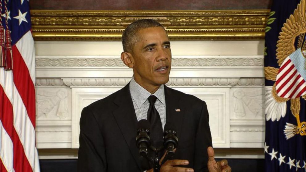 PHOTO: President Obama addresses the nation on Sept. 18, 2014. 