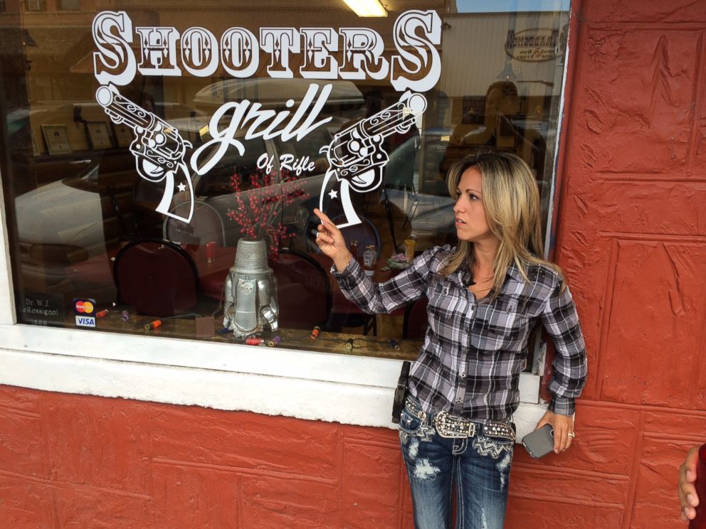 PHOTO: Lauren Boebert and her husband own Shooters Grill in Rifle, Colorado, where most of the staff open carry handguns.