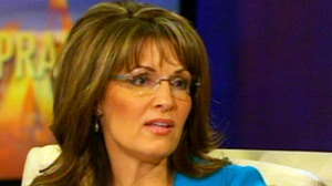 Sarah Palin speaks with Oprah Winfrey