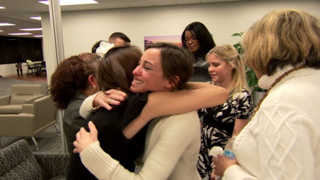 PHOTO: The four women meet with the Rodriguez family in Chicago after receiving organs from Paco Rodriguez