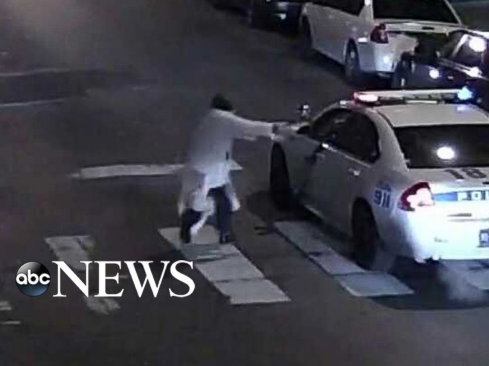 PHOTO: Officials say that suspected gunman Edward Archer fired at least 11 shots at Philadelphia police officer Jesse Hartnett while he was in his police vehicle.