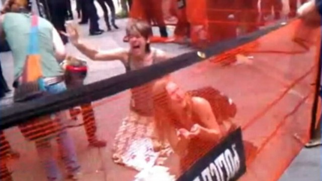 VIDEO: "Occupy Wall Street" demonstrators clash with police, leading to arrests.