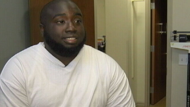 PHOTO: Raymond Johnson is a cancer patient. Unlike most male cancer patients though, hes been diagnosed with breast cancer after finding a lump in his left breast.