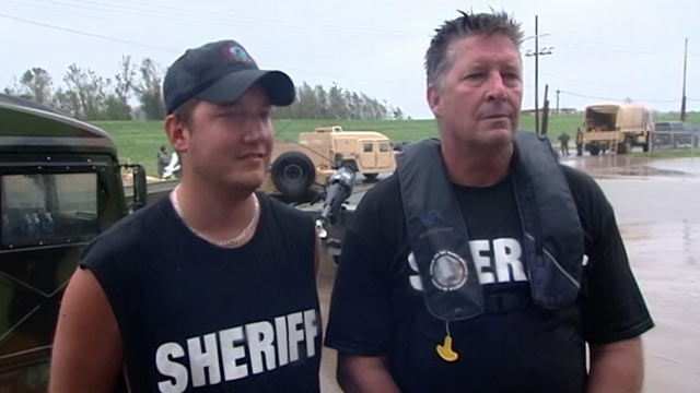 PHOTO: Father-son rescue team Jesse Shaffer, 25, and his father, also named Jesse Shaffer, 53, are shown.