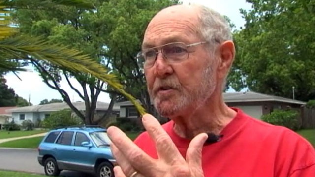 PHOTO: A Florida man, Richard Smeraldo, was struck by a bullet during a July 4th fireworks.