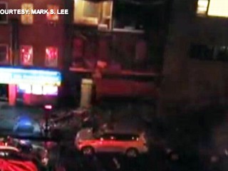 Watch: Hurricane Sandy Tears Away NYC Building Wall