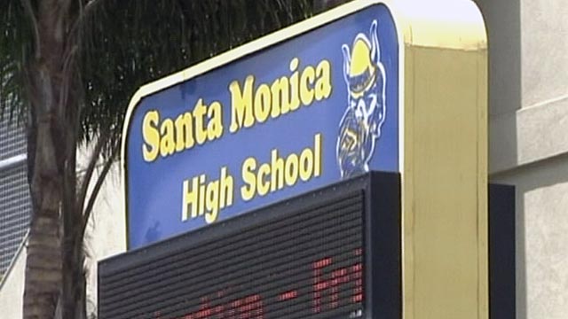 PHOTO: Hate crime alleged at Santa Monica High.