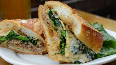 PHOTO: The Porchetta sandwich is served at Sauce, in New York City, Oct. 3, 2012.