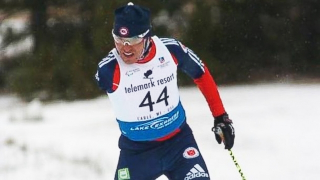 VIDEO: After losing one arm, Omar Bermejo is competing for gold in para-Nordic skiing.