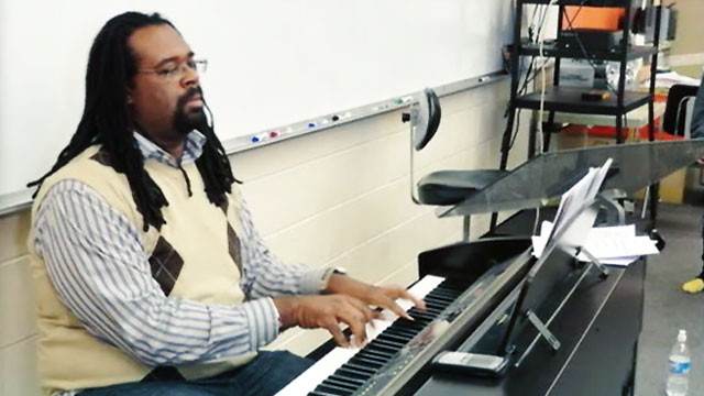 PHOTO: Pennsylvania high school choir director Tyrone Dinkins is accused of multiple charges of unlawful contact with minors.