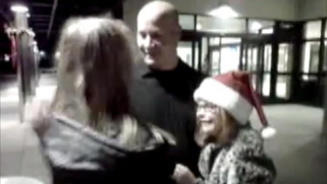 VIDEO: Mom catches emotional reunion on cell phone.