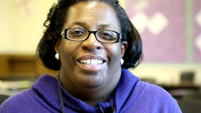 PHOTO: Terri Campbell is an English teacher at Strawberry Mansion High School in Philadelphia.
