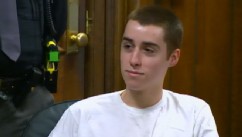 VIDEO: T.J. Lane, 18, killed three classmates at Ohio's Chardon High School in February 2012.
