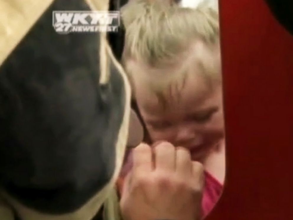 PHOTO: A customer at Commonwealth Coin Laundry in Lexington, Ky., saw that Kaytlyn Campbell, 2, was stuck inside the machine on Valentine’s Day and alerted Della Gallagher, who works at the laundromat.