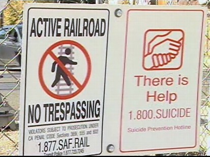 Video: Teens use local train tracks to commit suicide.