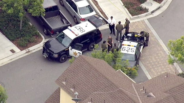 PHOTO: Tustin, Calif. police reported a carjacking with shots fired in the area of Red Hill and Nisson, Feb. 19, 2013. The suspect was reported to be armed with two long guns.