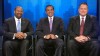 PHOTO: Mayors Villaraigosa, Nutter and Smith, (l-r), in D.C. for the U.S. Conference of Mayors, Jan. 18, 2012.