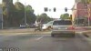 VIDEO: A moped rider in Iowa walks away with bruises after being hit by a pickup truck.