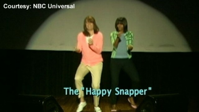 VIDEO: Michelle Obama and Jimmy Fallon showcase the evolution of mom dancing on "Late Night".