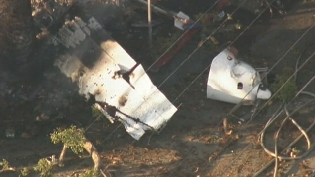 VIDEO: Plane crashes in residential neighborhood in Los Angeles Westwood section.
