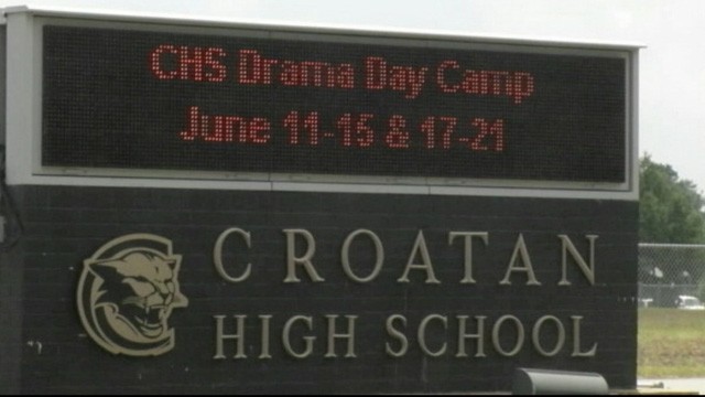 PHOTO: Croatan High School had yearbooks defaced, resulting in some students not having their picture shown.