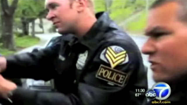 PHOTO: Michael Touhey is irate over an unauthorized YouTube spoof of police profiling, using West Covina city employees, police cars and uniforms.