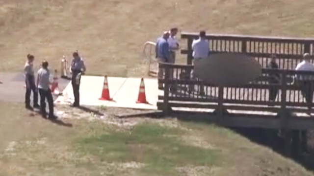 PHOTO: Scene where two bodies were burned