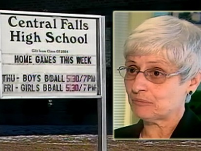 VIDEO: Central Falls H.S. teachers are fired after failing to agree to new workloads.