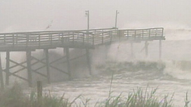 Hurricane Irene Hits the Mainland