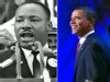 Dr. Martin Luther King and Sen. Barack Obama