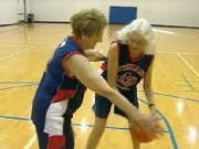 Granny Globetrotters Play Ball
