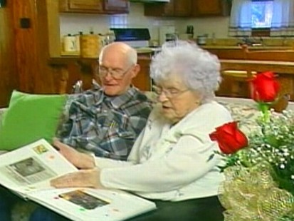 VIDEO: Kansas couple Vern and Verbal Isenhower tied the knot 81 years ago.