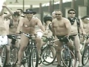 Naked Bikers Pedal for a Cause