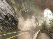Rock and Roll! Landslide Blankets Road