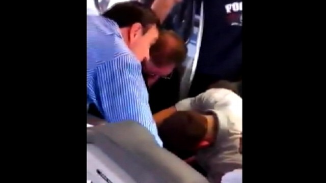 VIDEO: Passenger films incident on JetBlue Flight 191 diverted to Texas.
