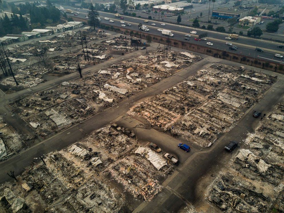 Northern California is devastated by wildfires