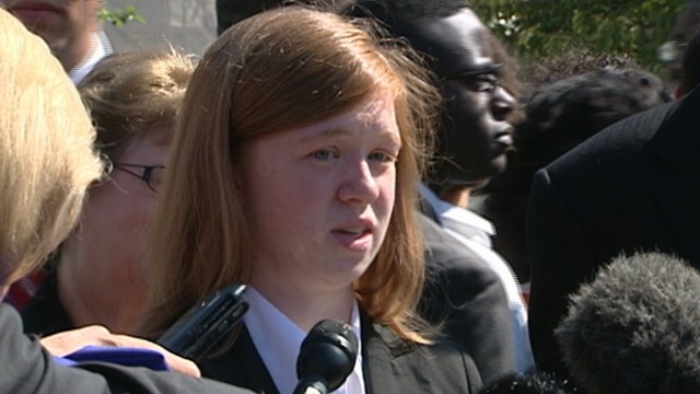 VIDEO: Abigail Fisher claims she was denied admission to the University of Texas because she is white.