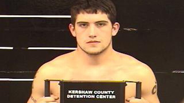 VIDEO: Austin Presler, 19, broke open a bag of Cheetos while robbing a store in South Carolina.