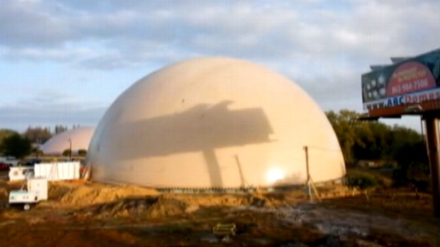 Domes To Give Texans Shelter From The Storm Video - ABC News