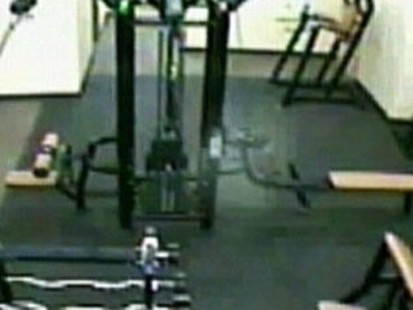 VIDEO: Members of a Kansas gym are abuzz over what could be a ghostly encounter.
