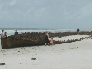Watch: Hurricane Isaac Uncovers Mystery Shipwreck