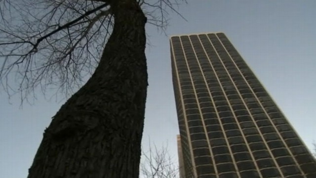 VIDEO: Authorities investigate whether Florence Banta, 80, accidentally fell from her 17th floor apartment.