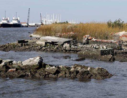 Sinking Cemeteries in Louisiana